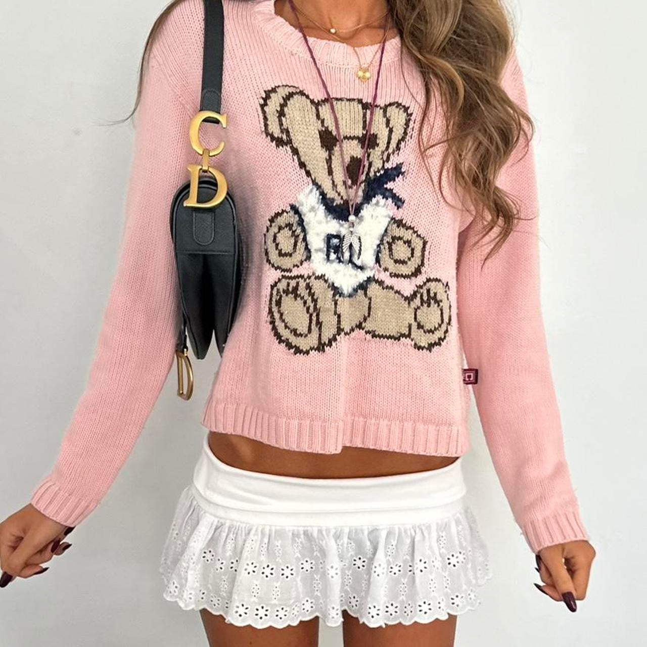 Vintage 90’s Ralph Lauren teddy bear knitted sweater