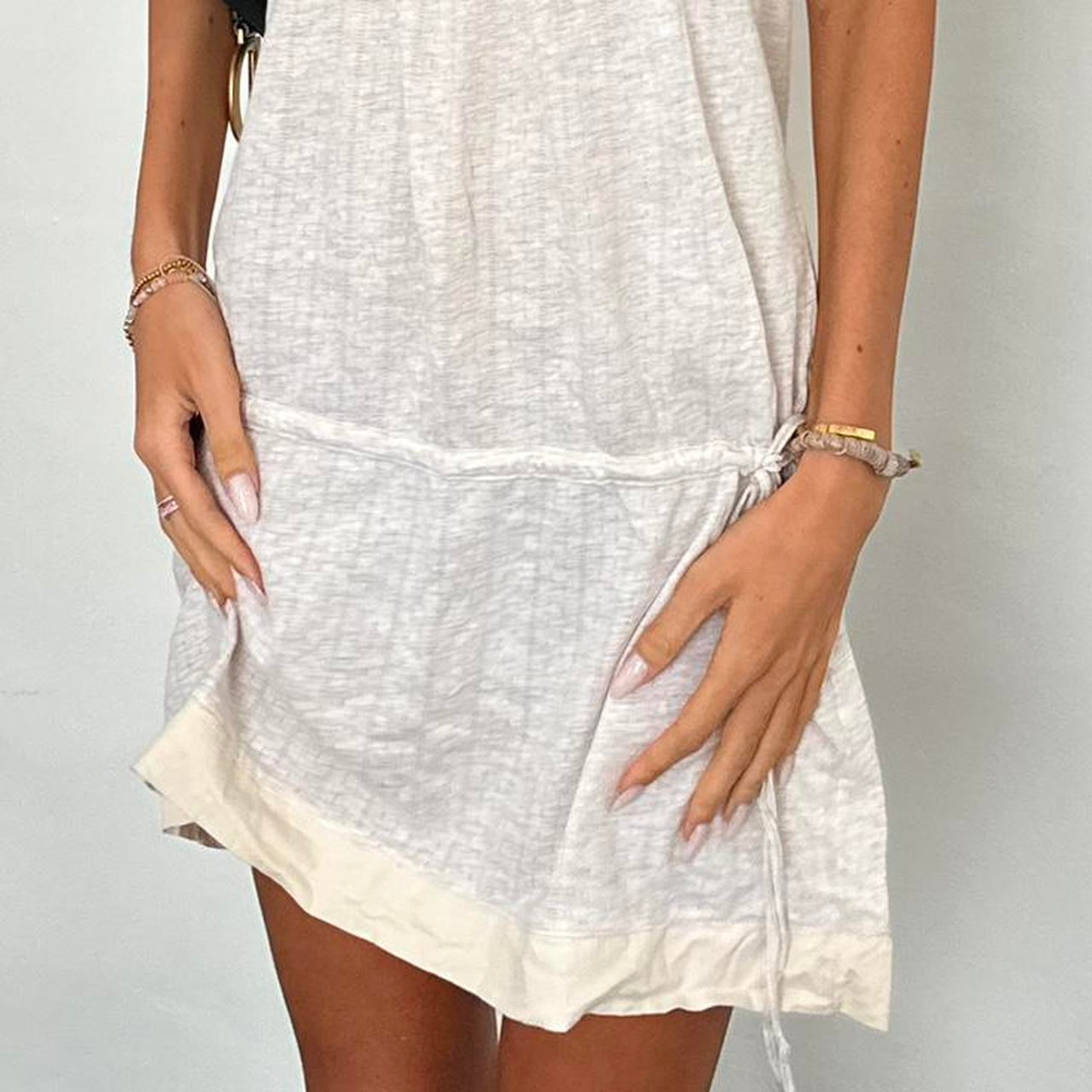 Vintage 00s boho tie mini dress