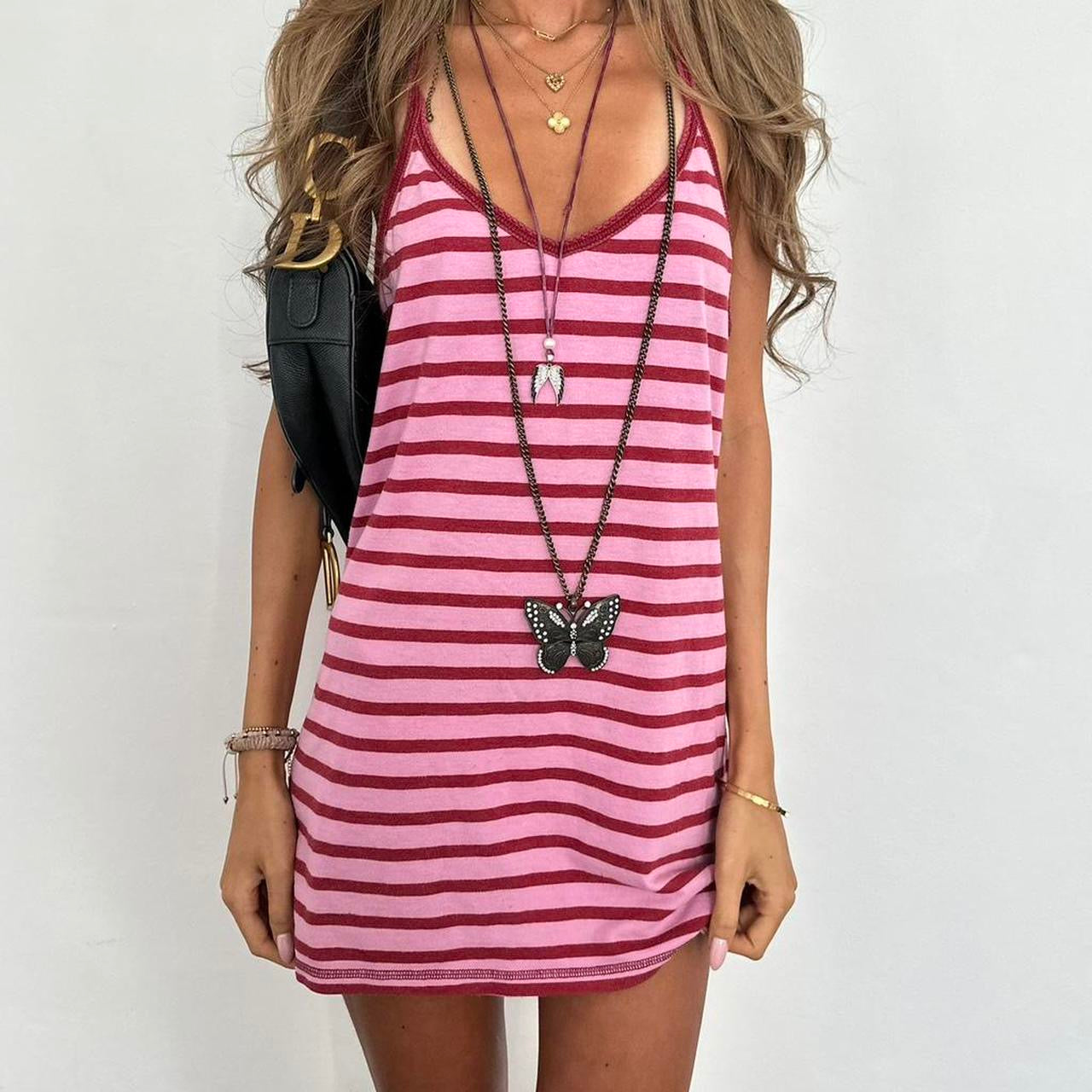 Vintage 90’s striped mini dress