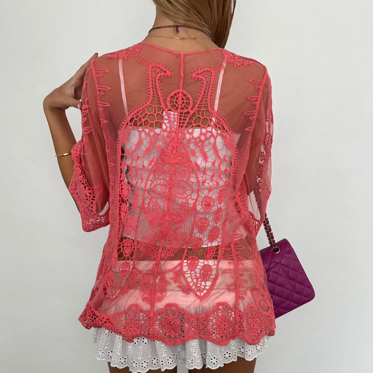 Vintage 90’s boho cardigan top