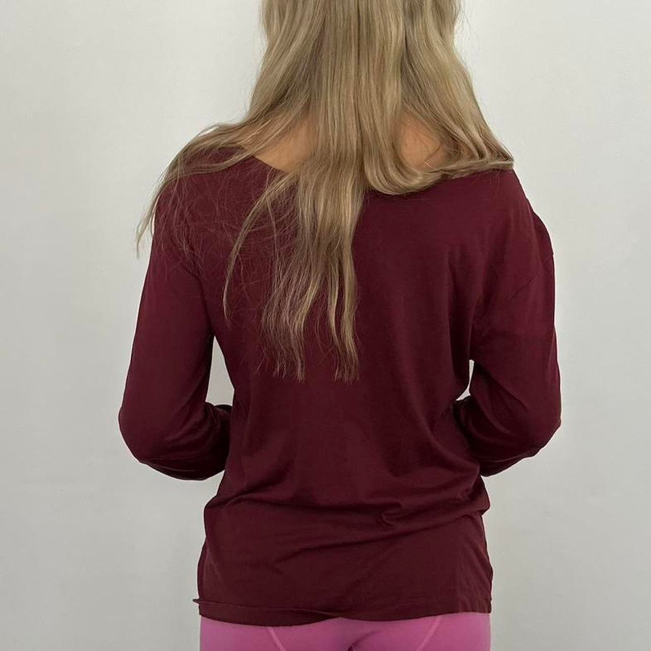 Vintage Ralph Lauren burgundy long sleeves top