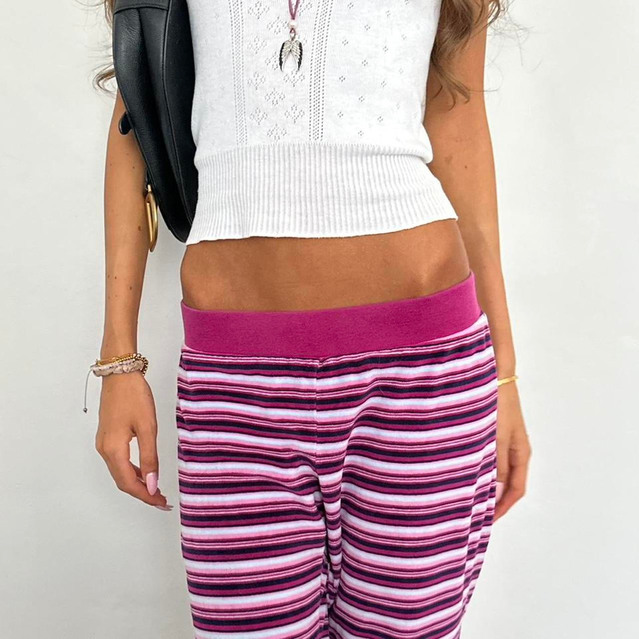 Vintage 2000’s pink striped pants