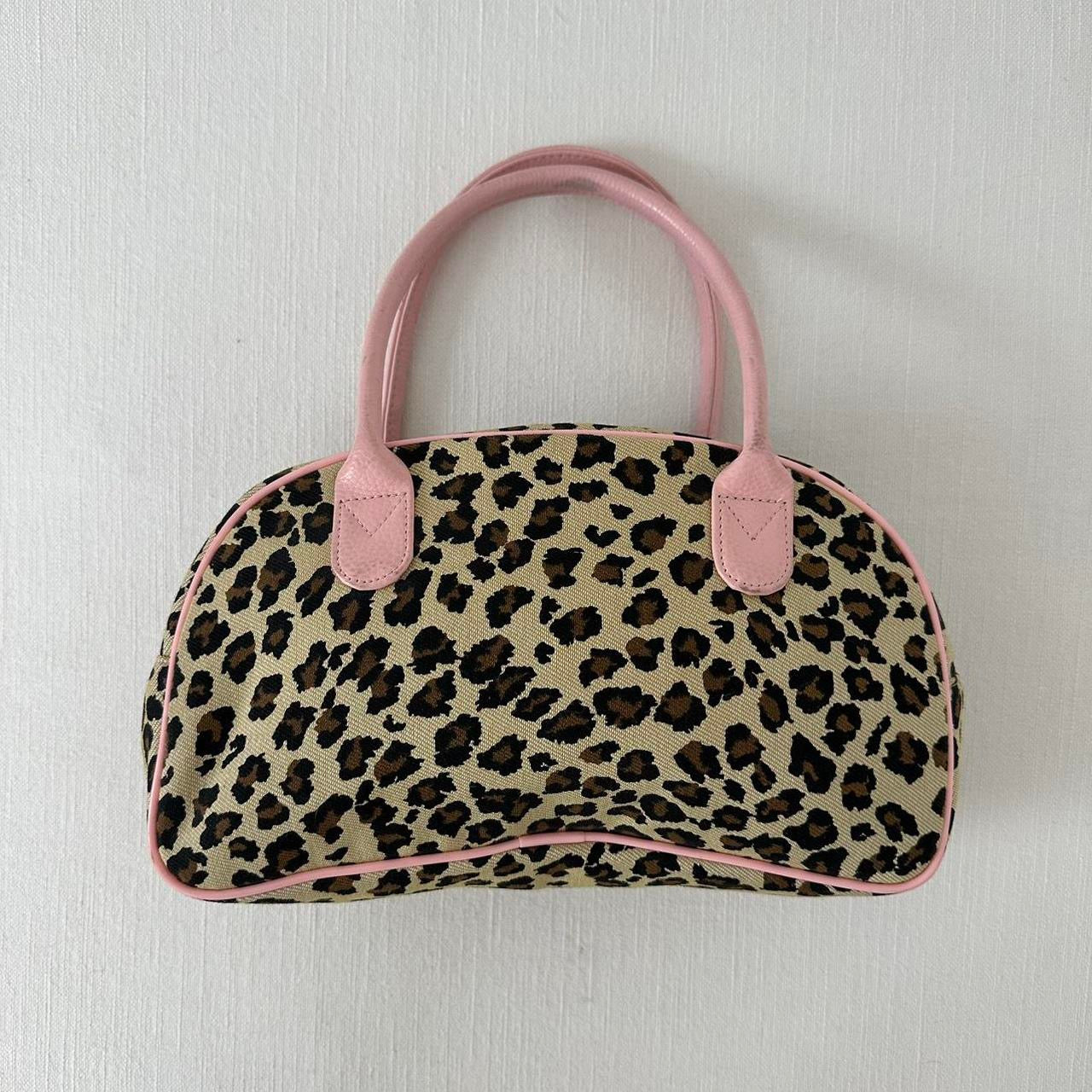 Vintage true 90’s leopard & pink bag