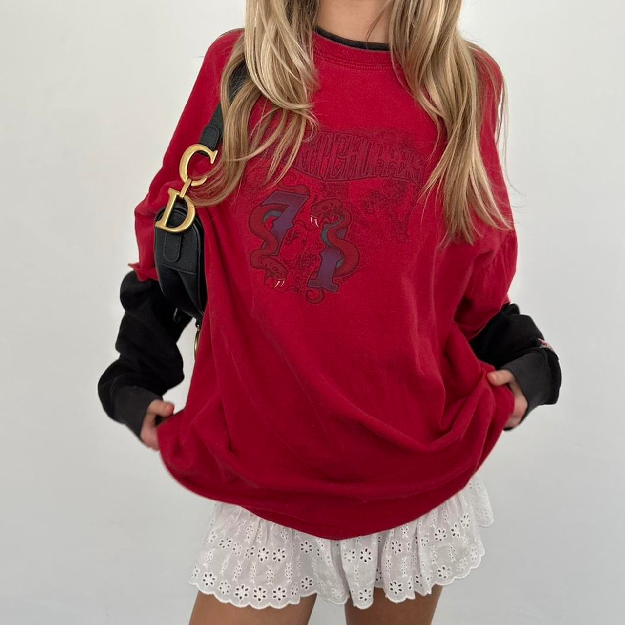 Vintage 90’s West Coast Choppers long sleeve double layered top