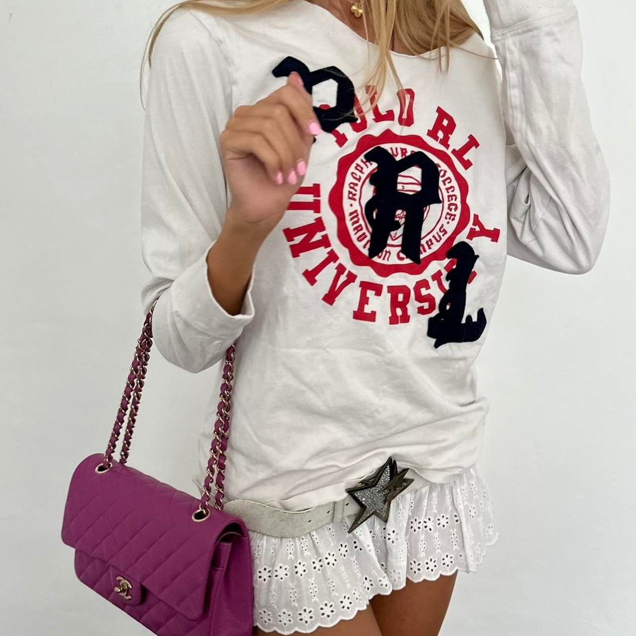 Vintage 2000’s Polo Ralph Lauren varsity long sleeve top