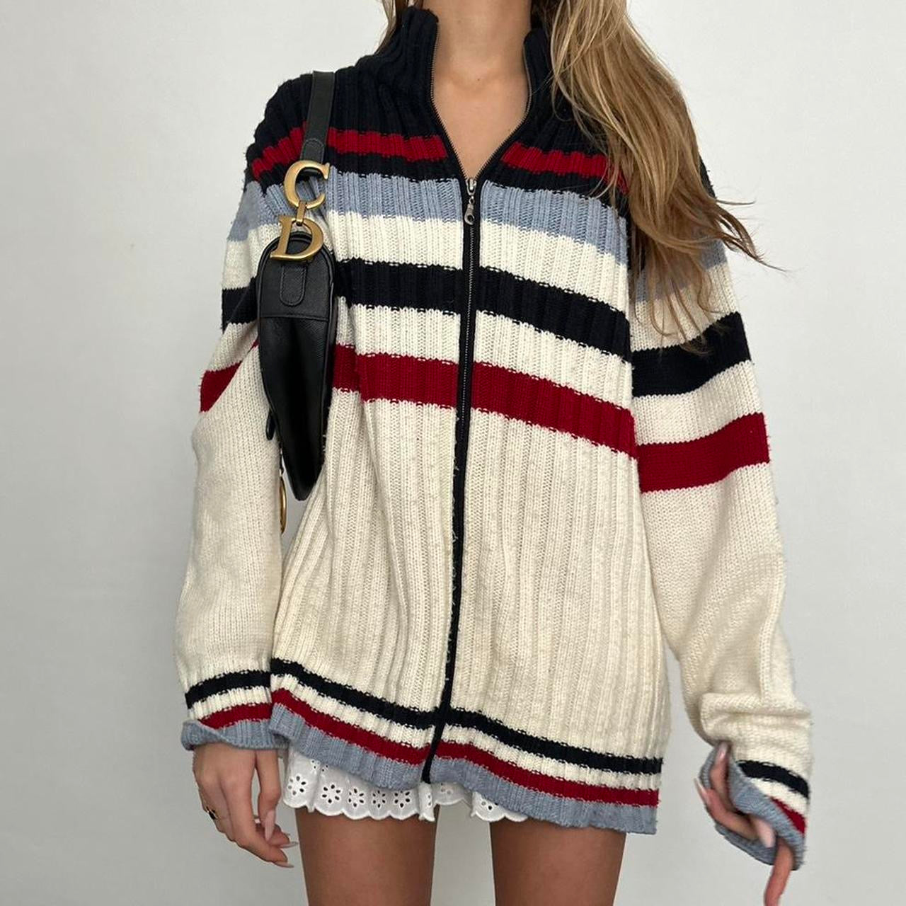 Vintage 90’s knit zip up sweater