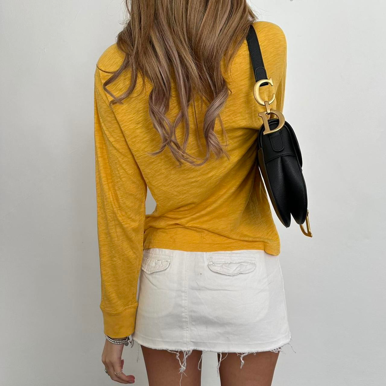 Vintage 90’s Ralph Lauren yellow long sleeve top