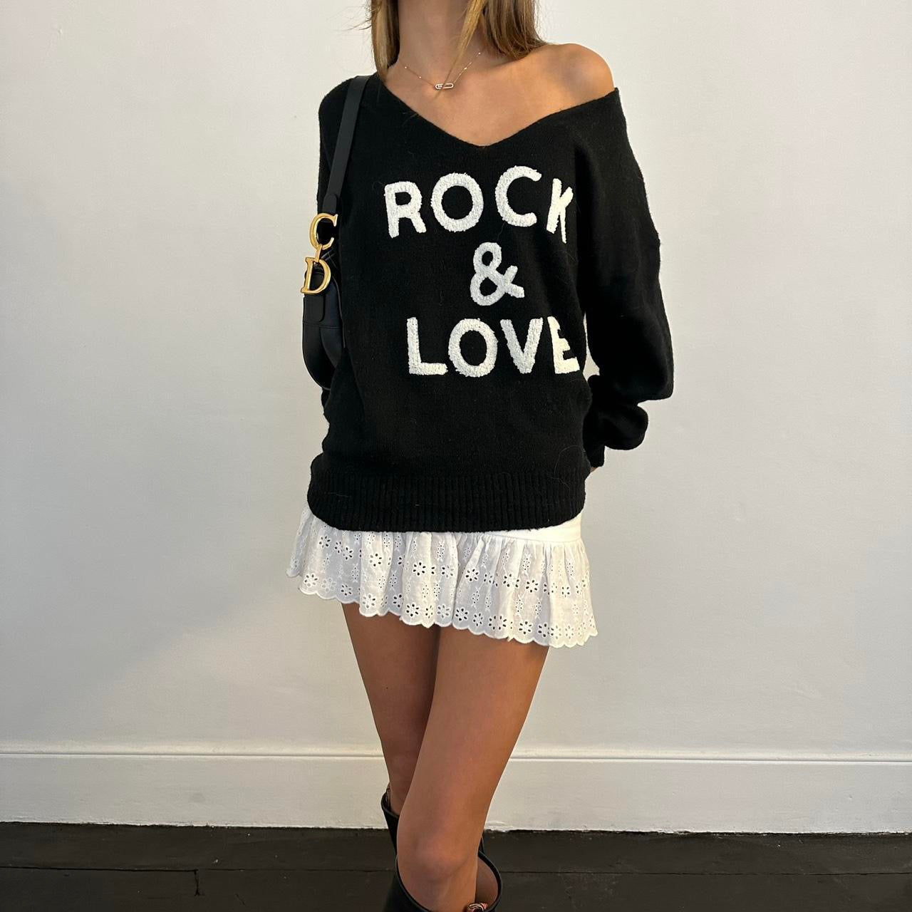 Vintage Rock & Love black sweater