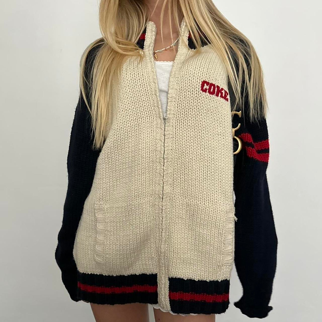 Vintage 2000’s Coca-Cola knit cardigan