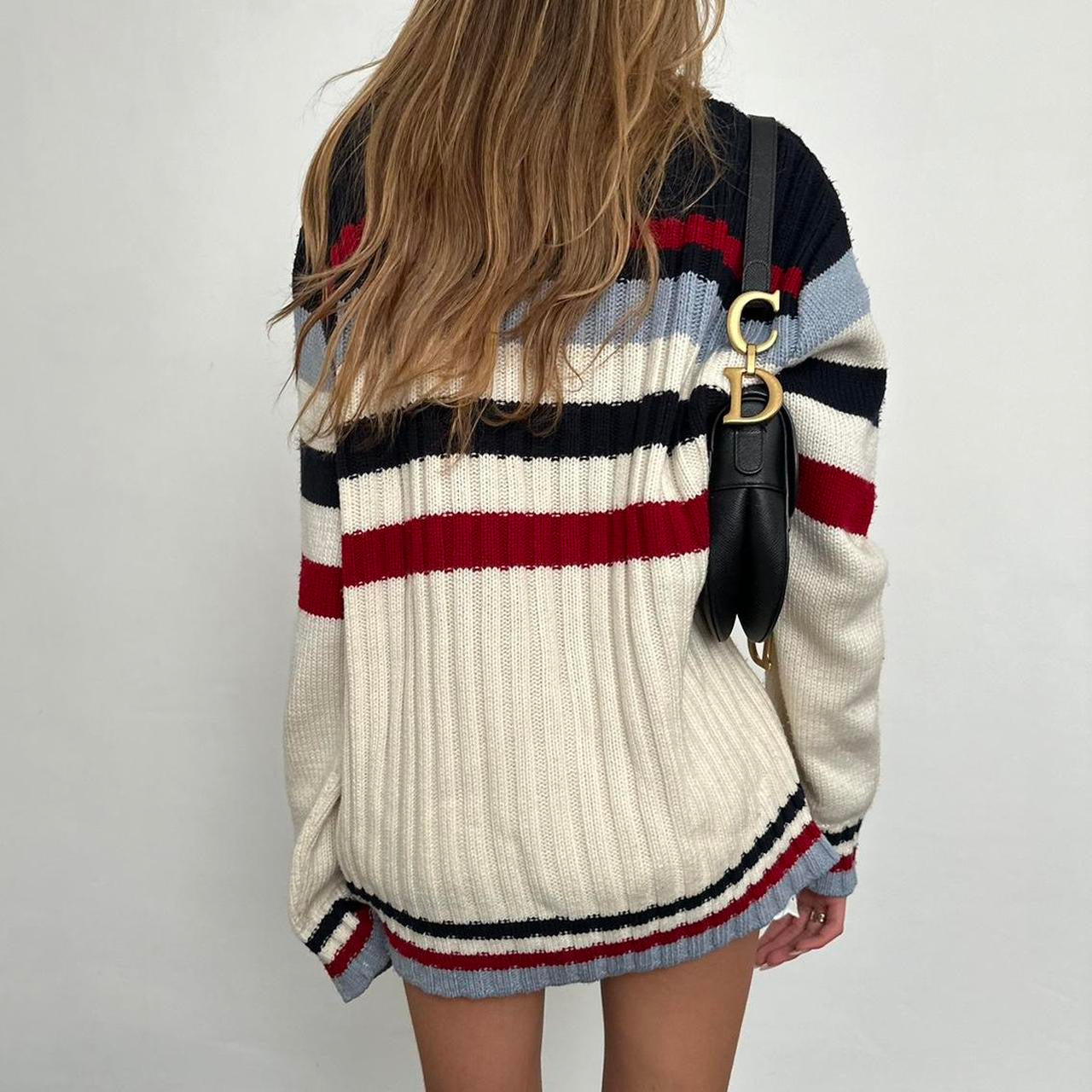 Vintage 90’s knit zip up sweater