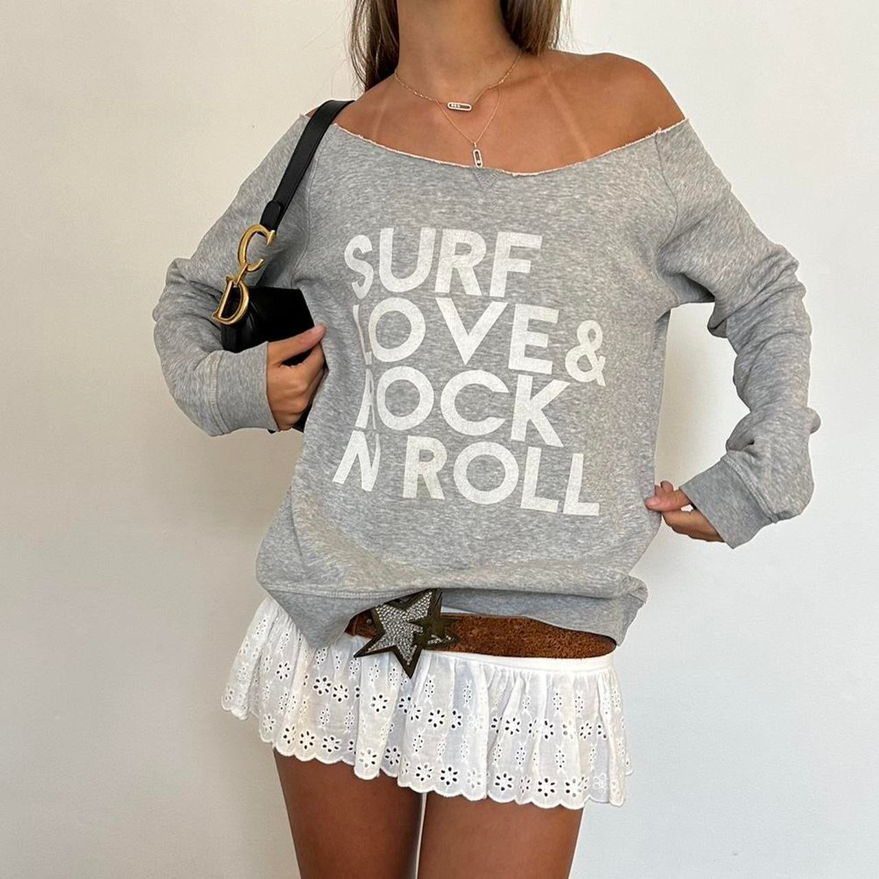 Surf, Love & Rock and Roll 🎸 sweatshirt