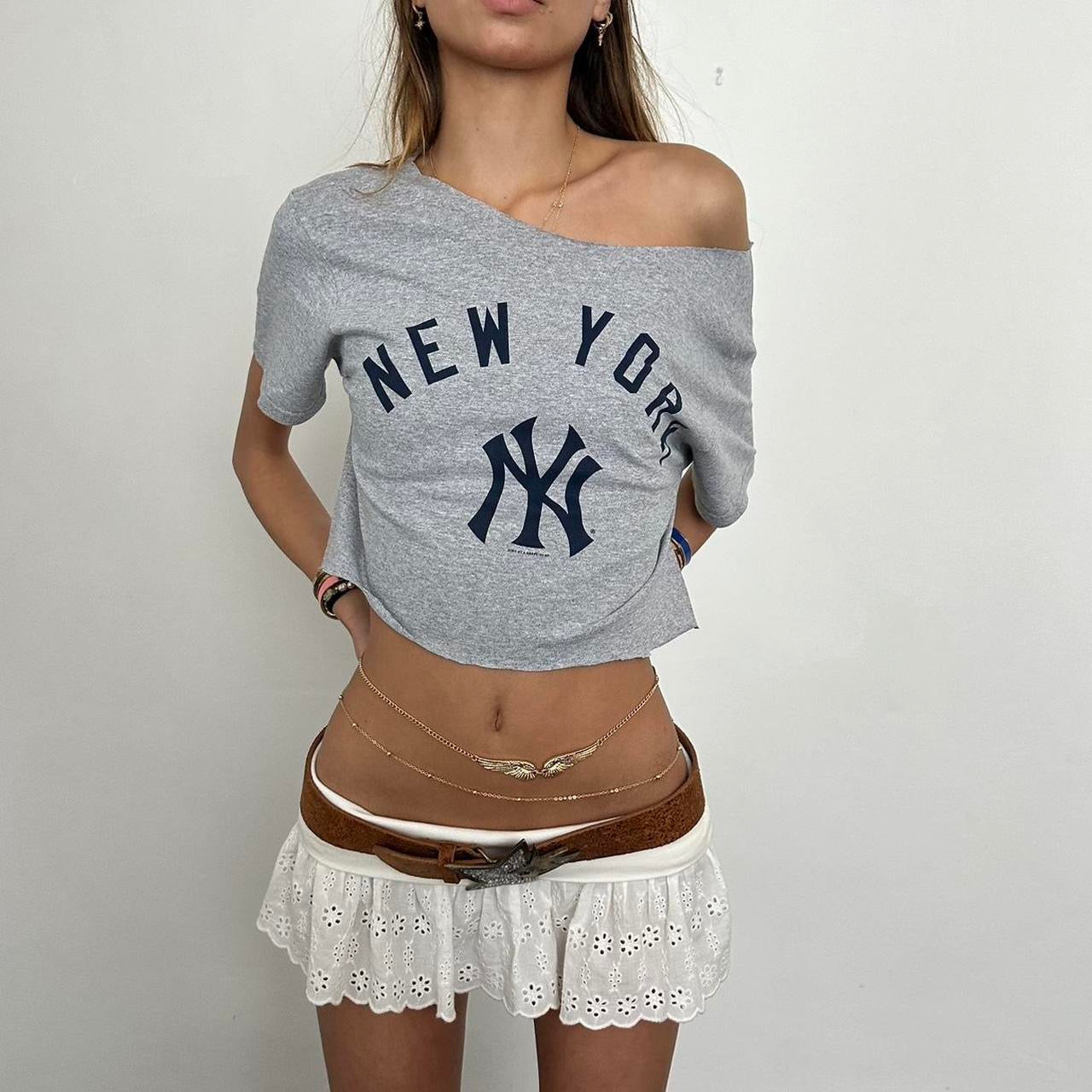 Vintage yankees New York grey relaxed fit top