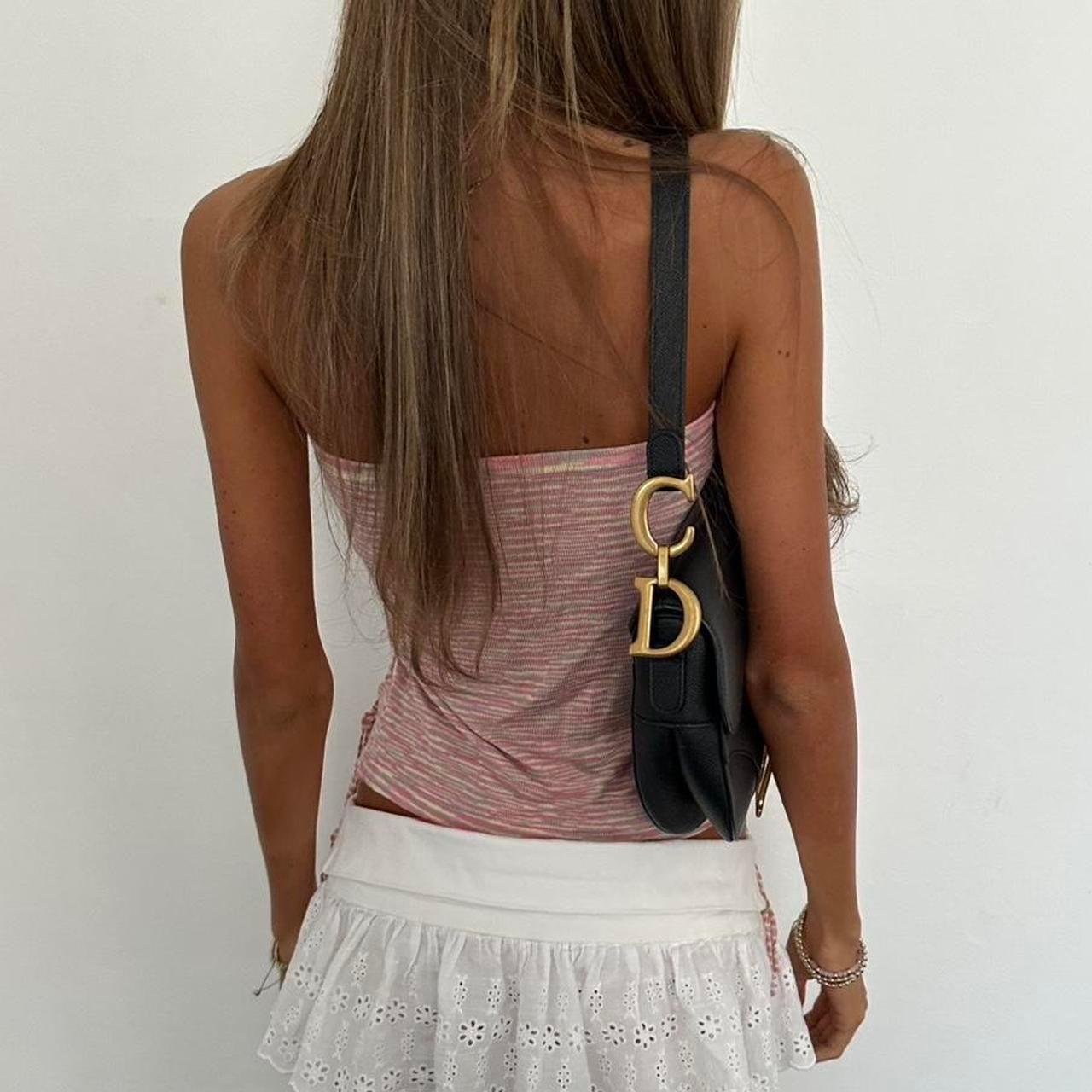 Vintage 2000’s colourful strapless top