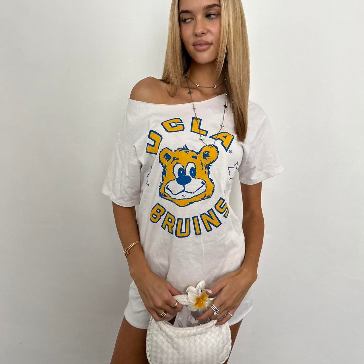 Vintage 90s UCLA cut tee 🩵