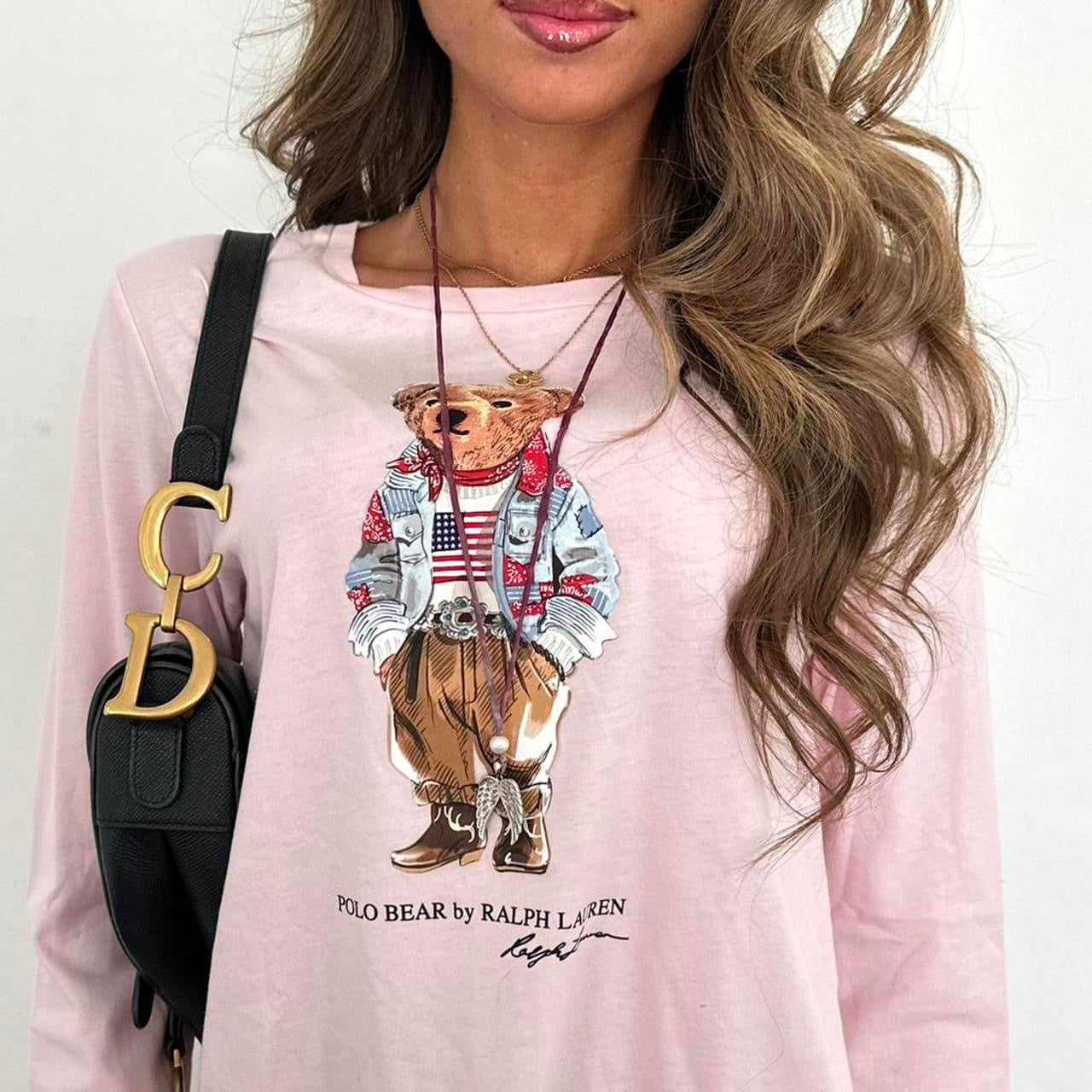 Vintage Ralph Lauren pink long sleeve top