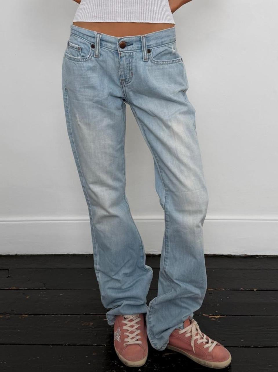 Vintage 00’s Abercrombie and Fitch low rise bootcut jeans