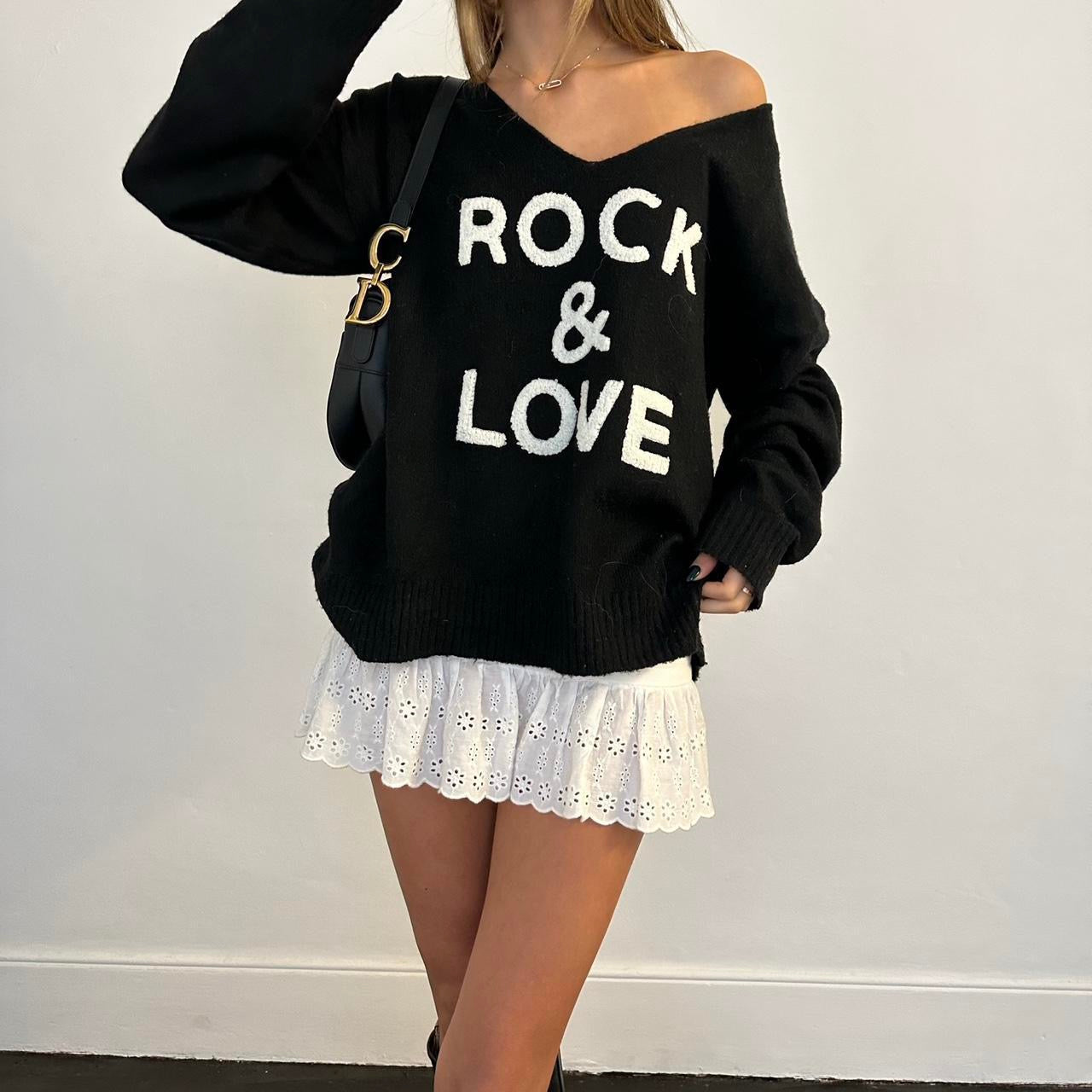 Vintage Rock & Love black sweater