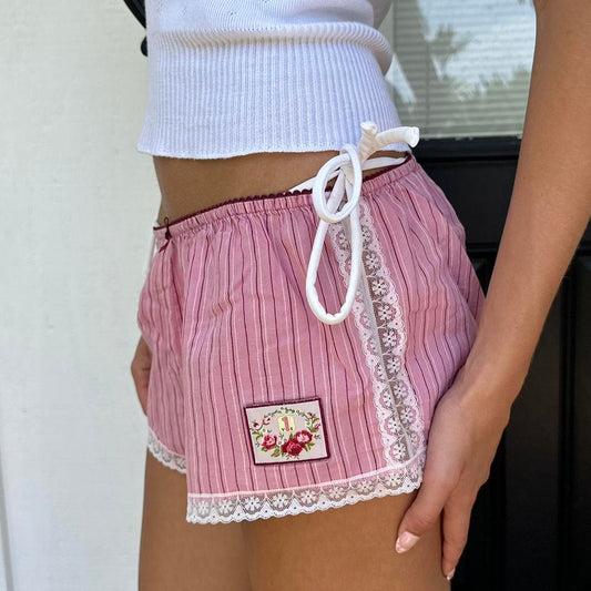 Vintage 2000’s Victoria’s Secret rare pink striped shorts