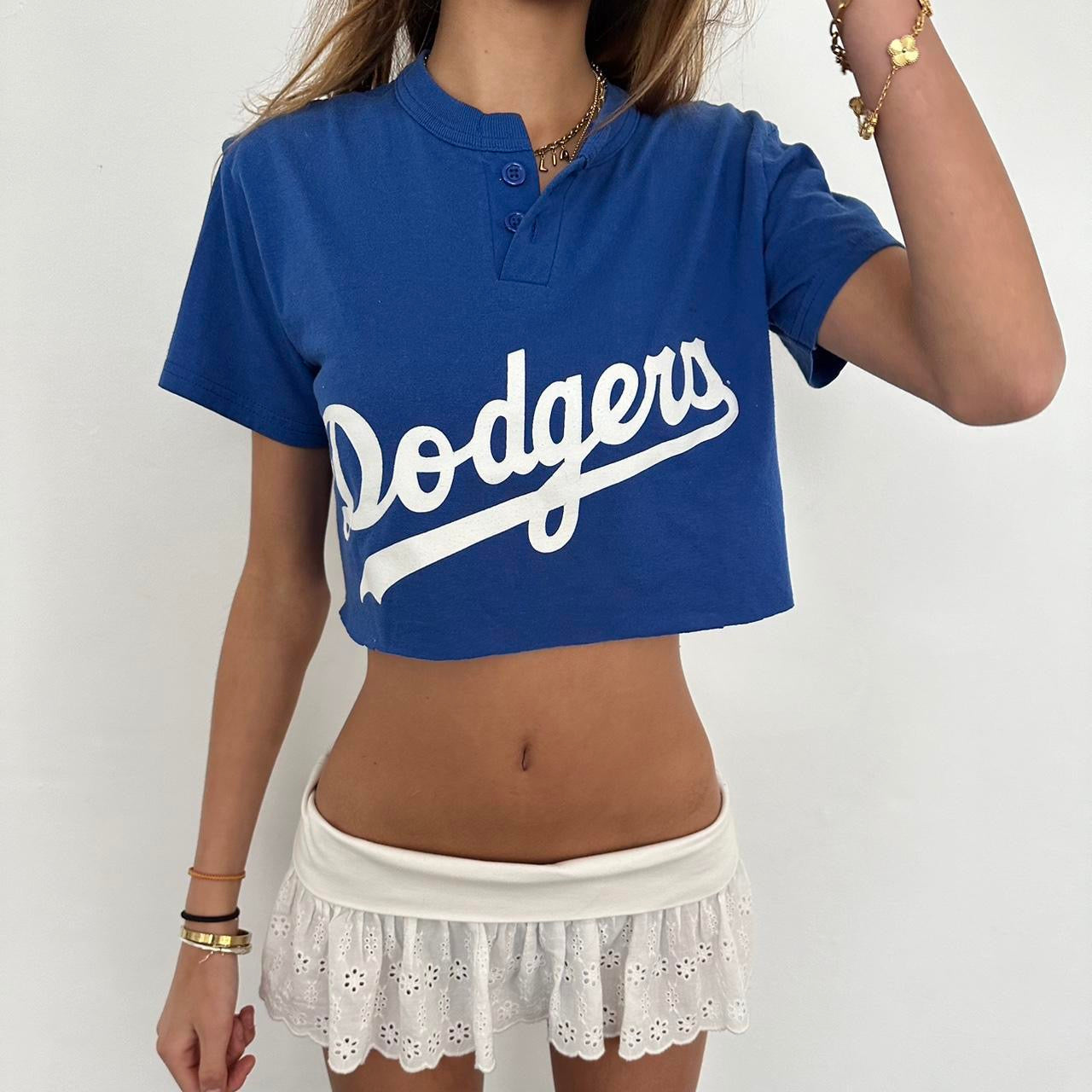 Vintage blue Dodgers top