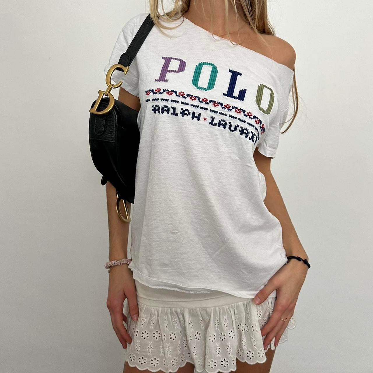 Vintage 90’s Polo Ralph Lauren off the shoulder top