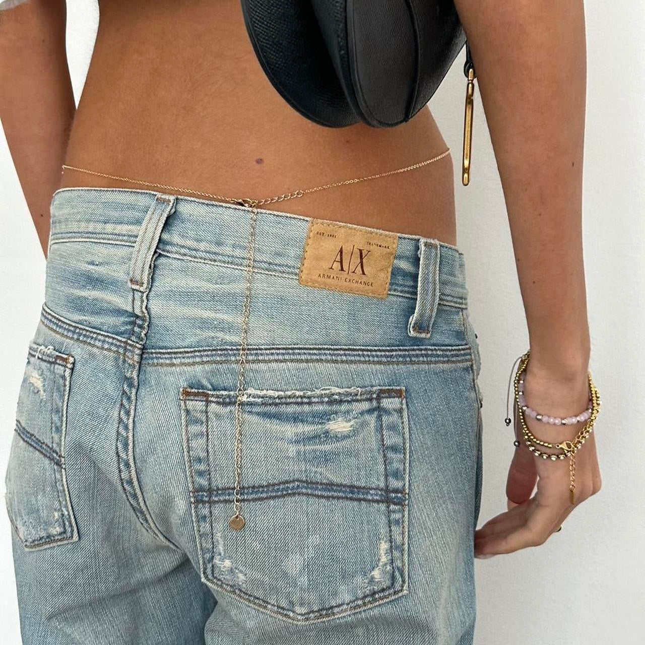 Vintage 00s Armani Exchange bootcut jeans