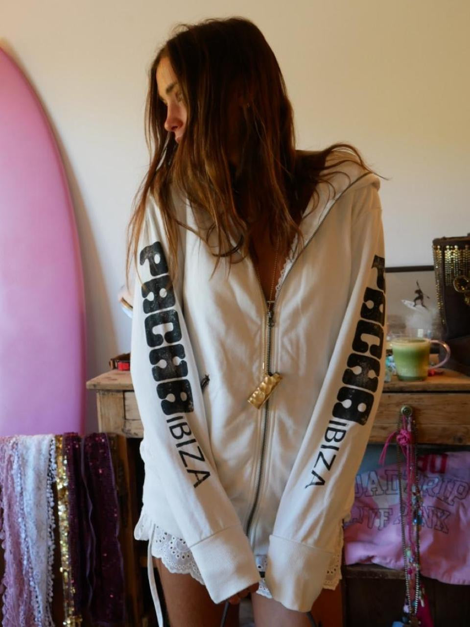 Vintage 00’s Pacha Ibiza white hoodie