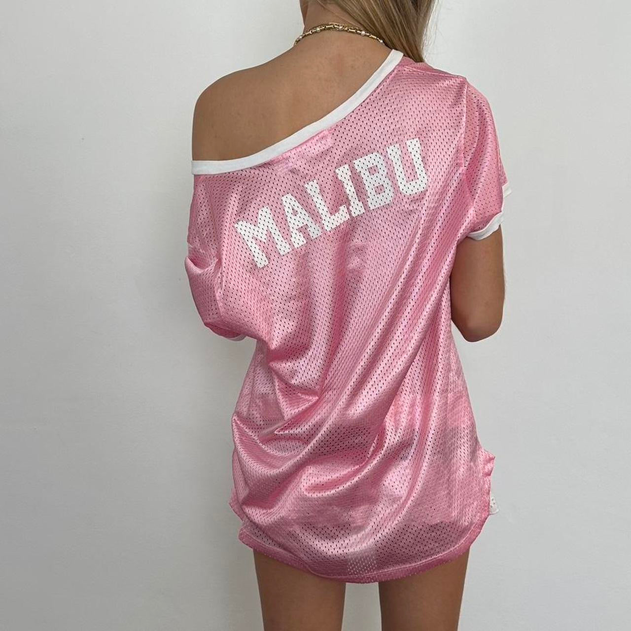 Vintage Malibu pink jersey