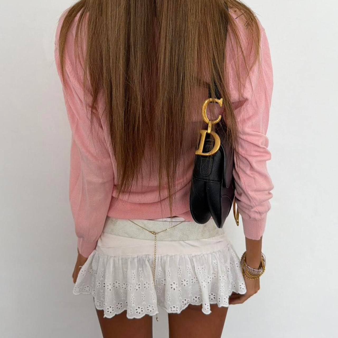 Vintage 00s pink knit sweater