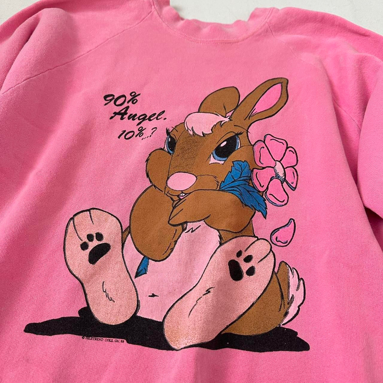 Vintage 90’s pink bunny sweatshirt