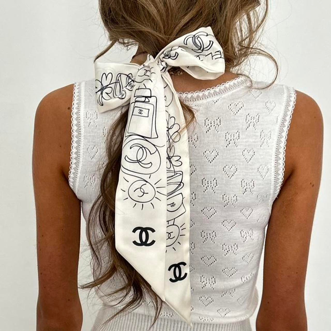 Vintage Chanel silk scarf