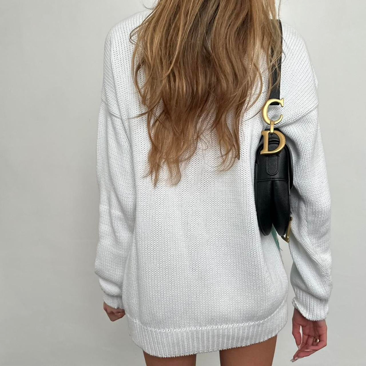 Vintage 90’s pink BEACH HOUSE knitted sweater 🌴🩷🏡
