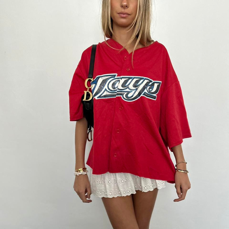 Vintage 90’s Jay’s red baseball jersey