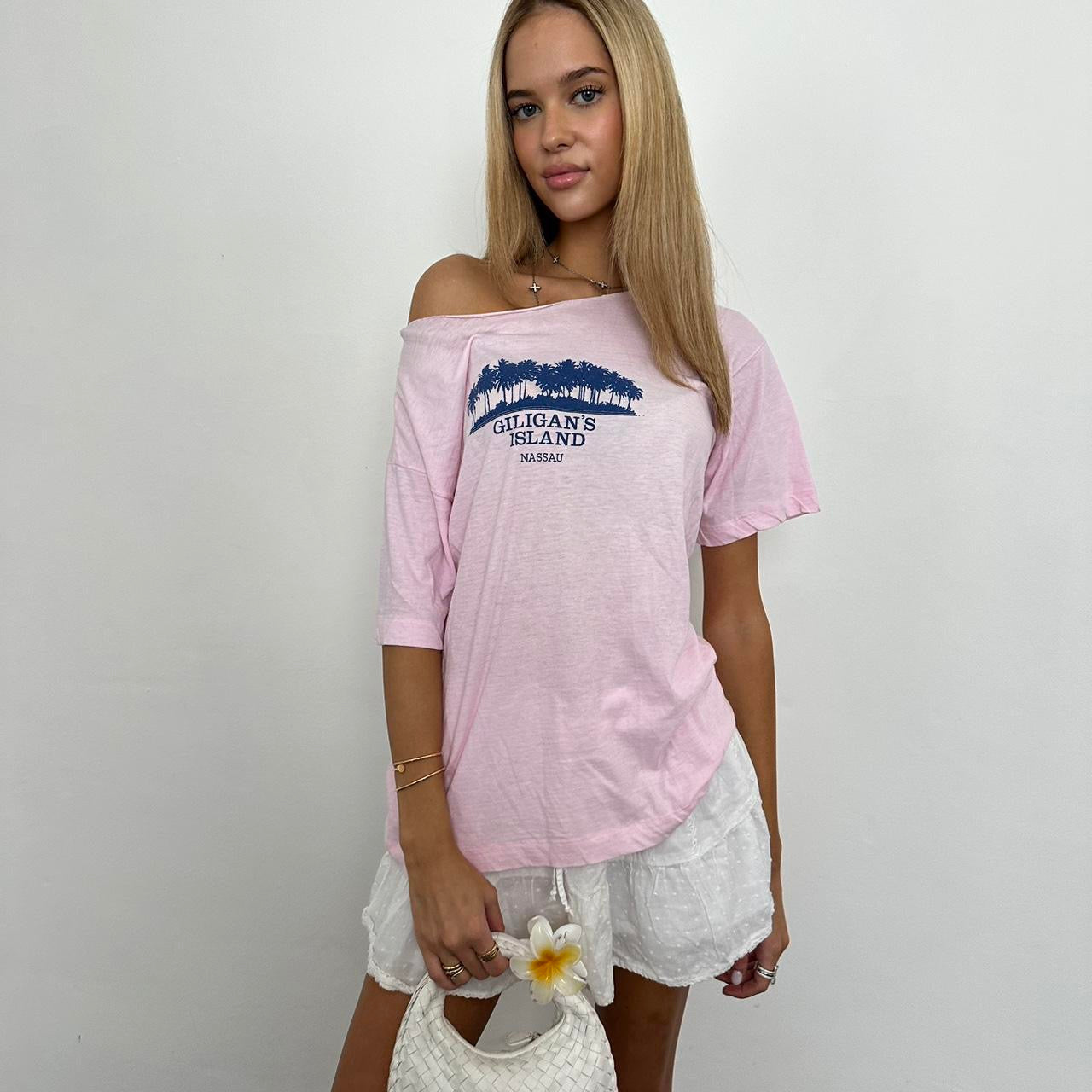 Vintage 80’s surf girl oversized top