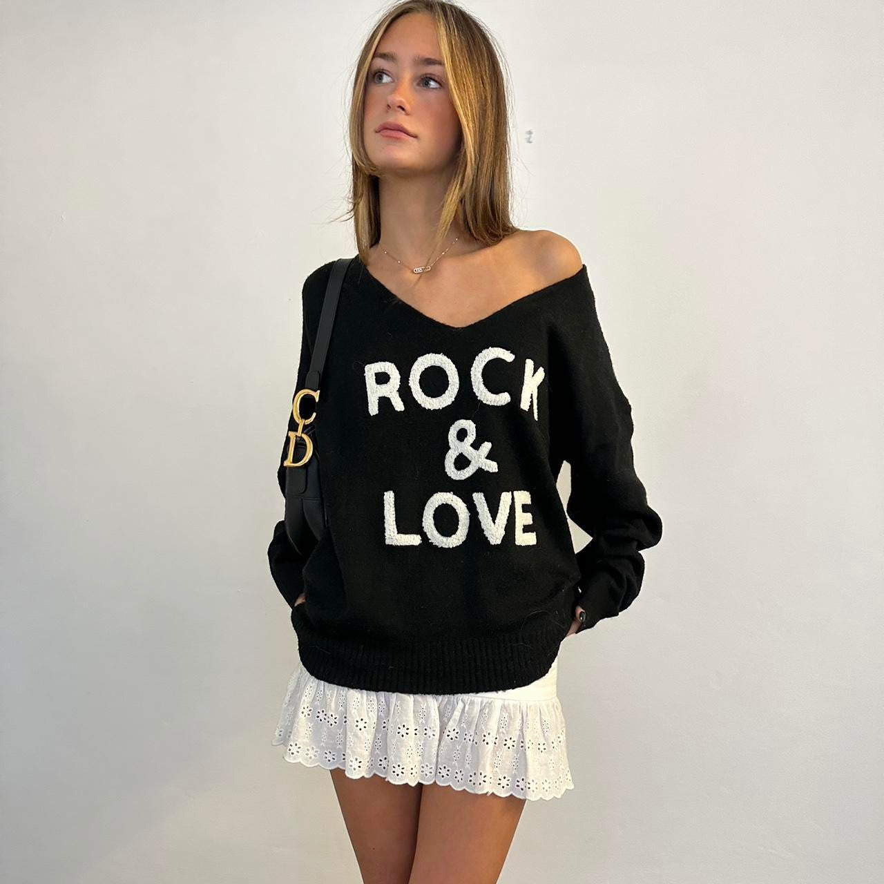 Vintage Rock & Love black sweater