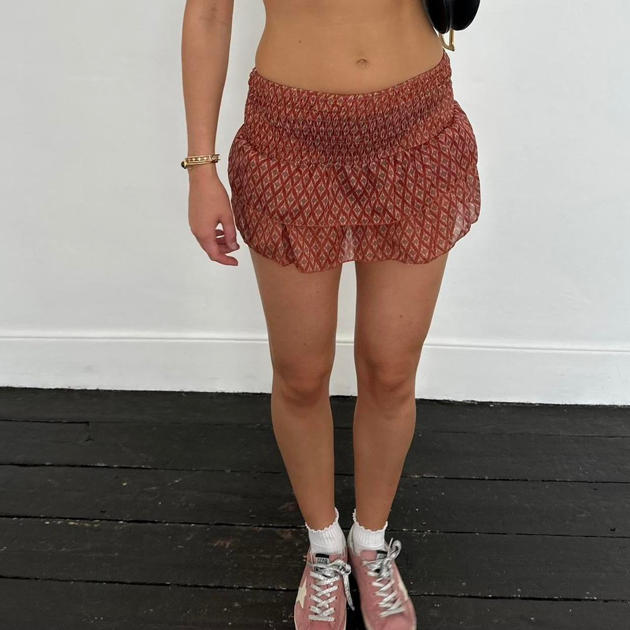 Chelsea Thrift ruffle mini skirt collection