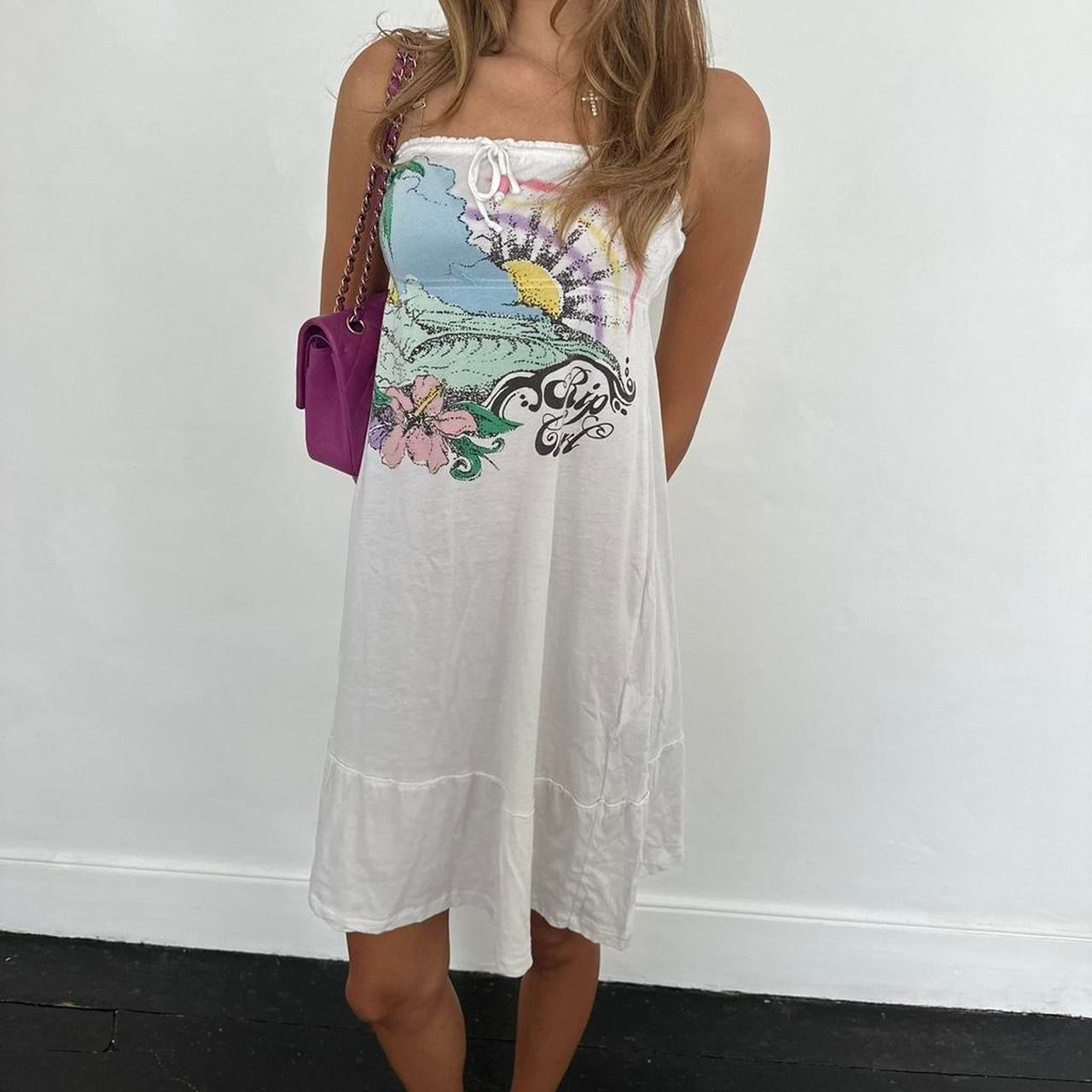 Vintage 00s surf girl dress