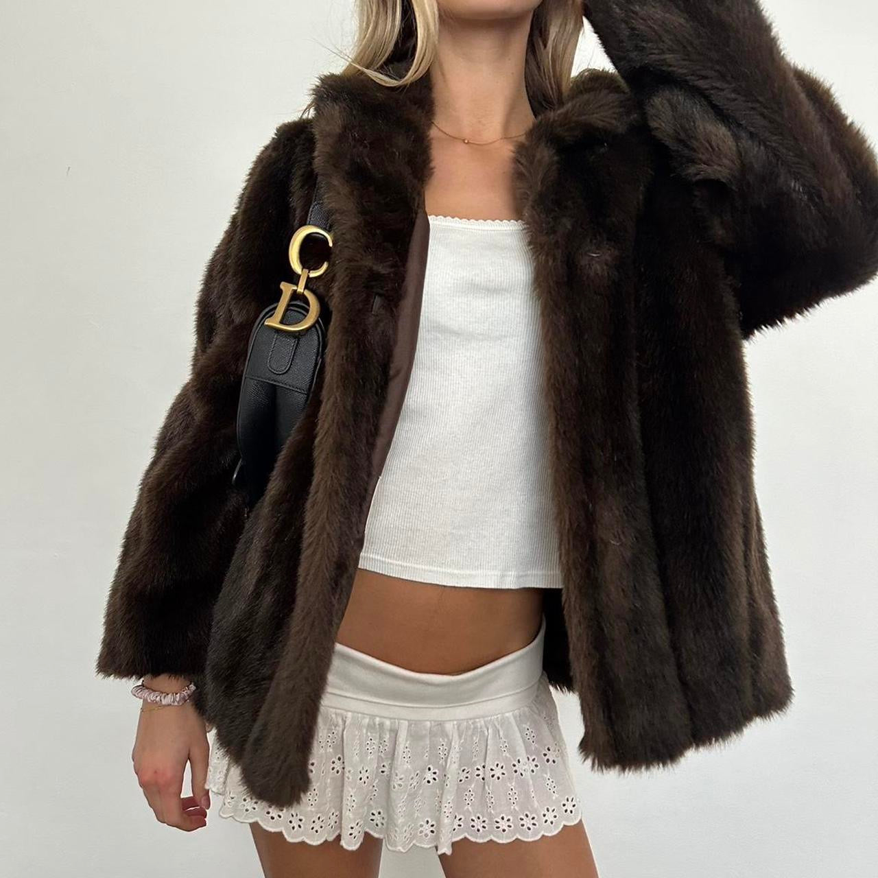 Vintage 2000’s faux fur jacket