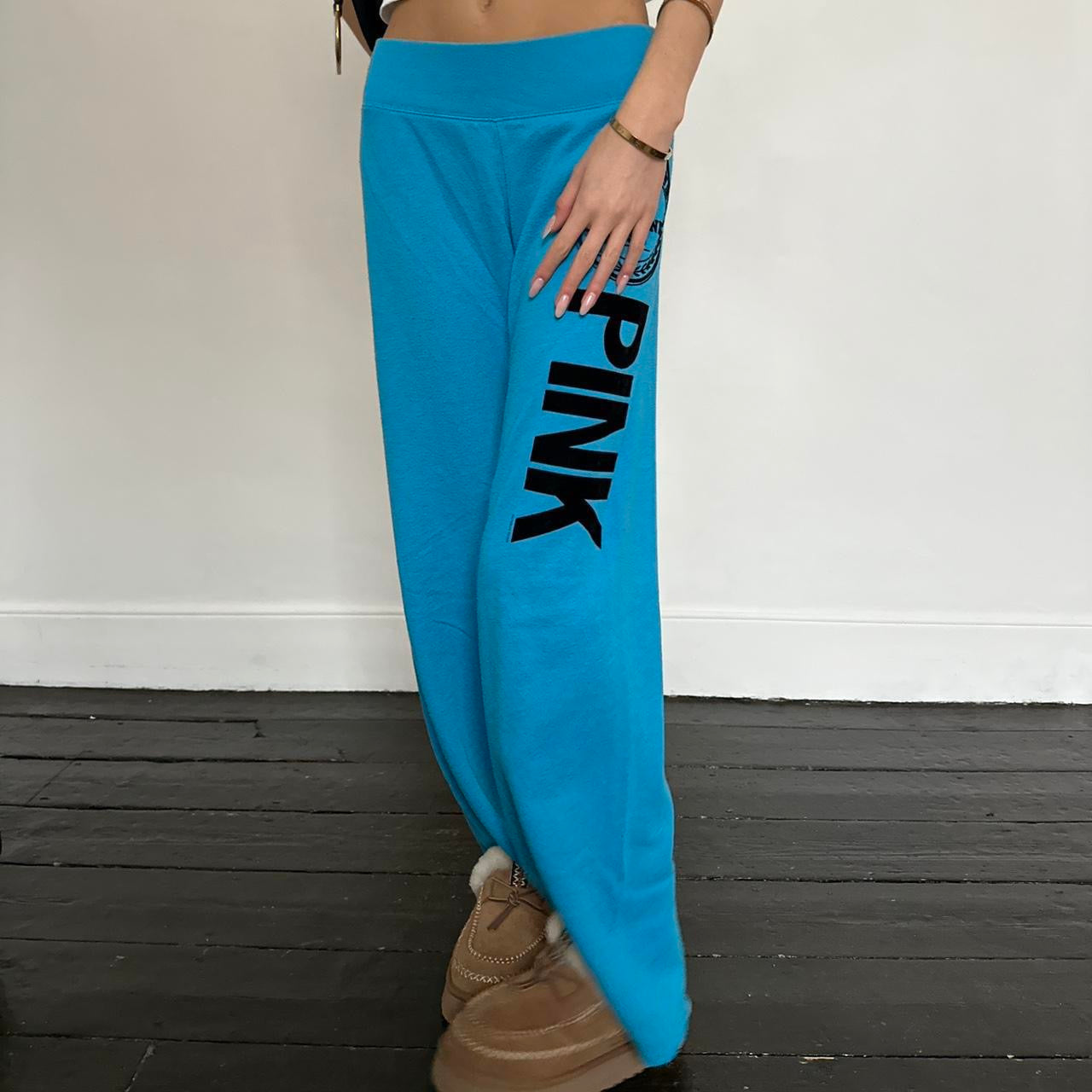 Vintage 2000’s Victorias Secret pink blue sweatpants