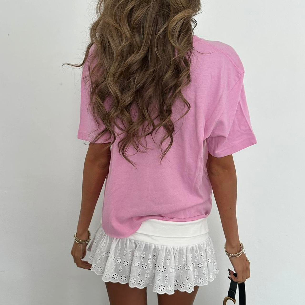 Vintage Abercrombie and Fitch pink top