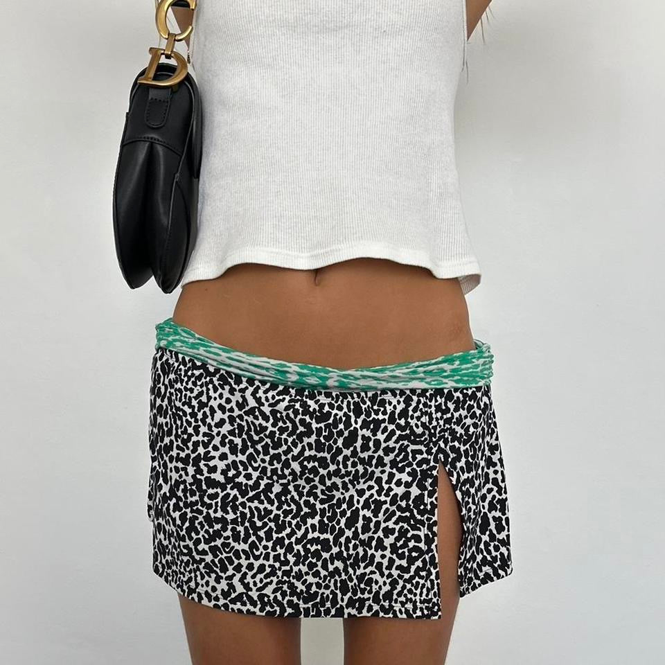 Vintage 90’s cheetah swim skirt