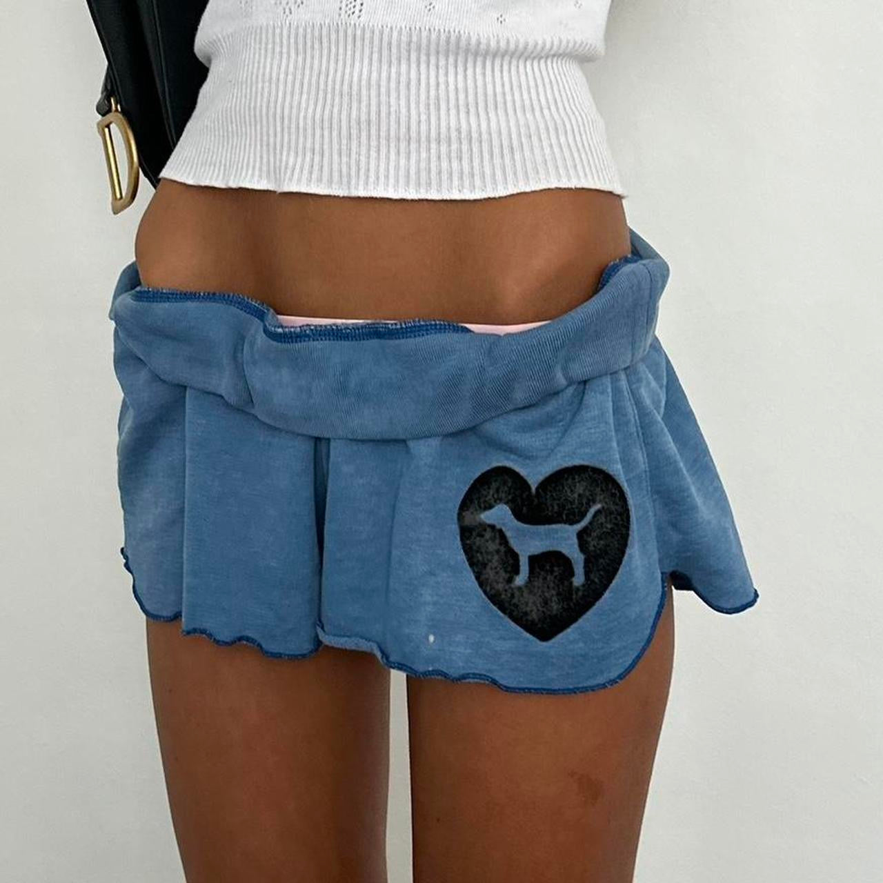 Vintage 2000’s Victoria’s Secret blue shorts