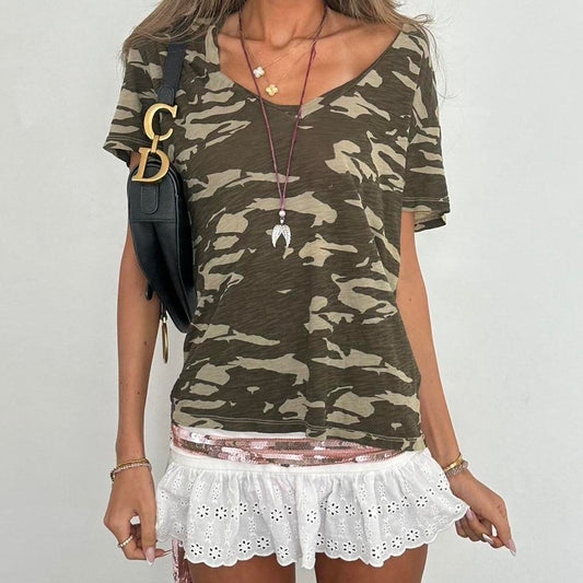 Vintage 00s camouflage soft top