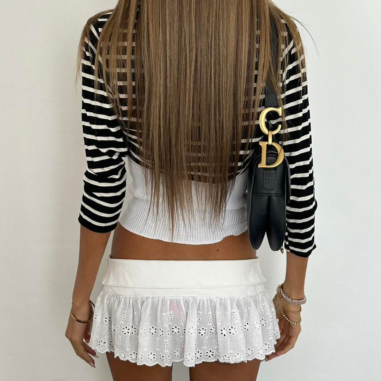 Vintage 2000s striped layering top