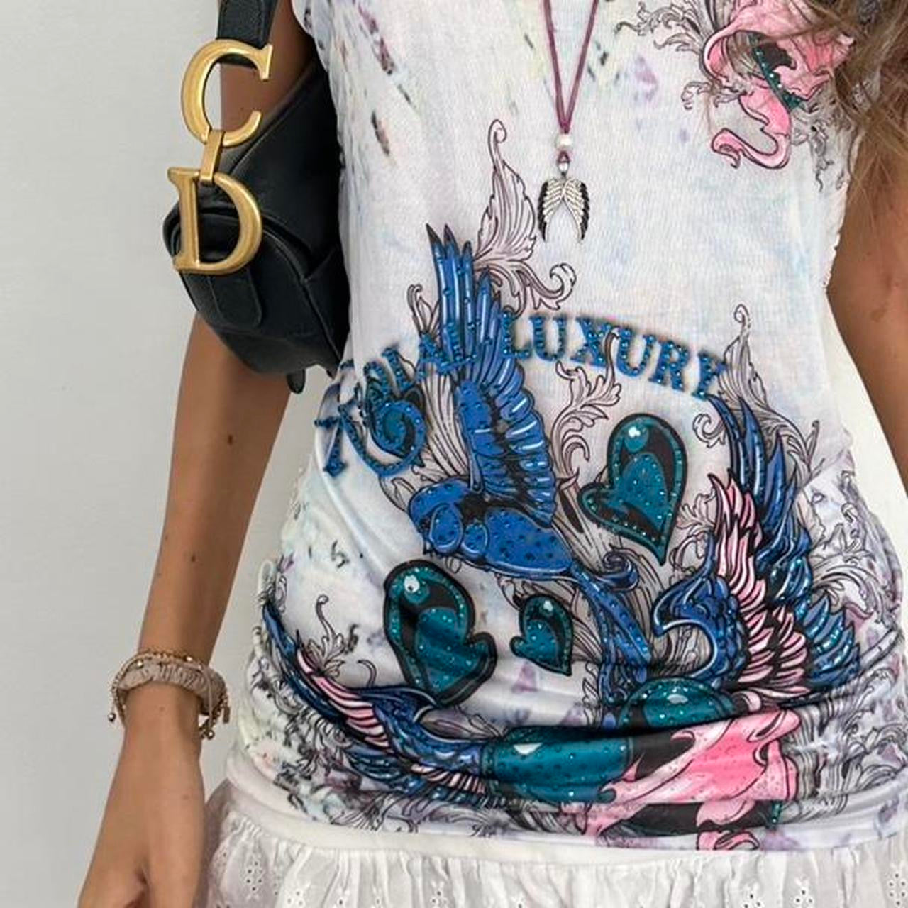 Vintage 2000s graphic cami top