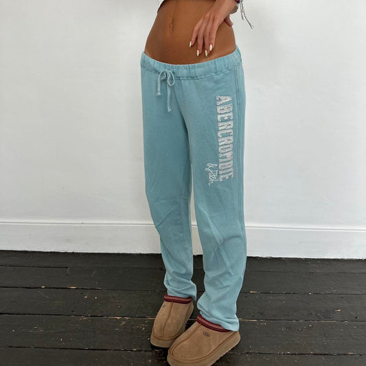 Vintage blue turquoise Abercrombie and Fitch 2000s sweatpants