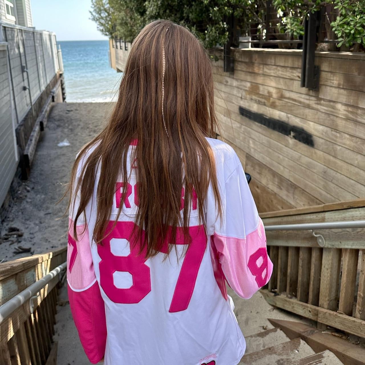 Vintage 90’s long sleeves jersey pink top