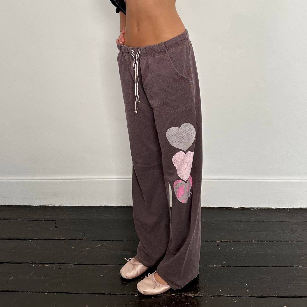 Vintage 2000’s Victorias Secret Pink brown sweatpants