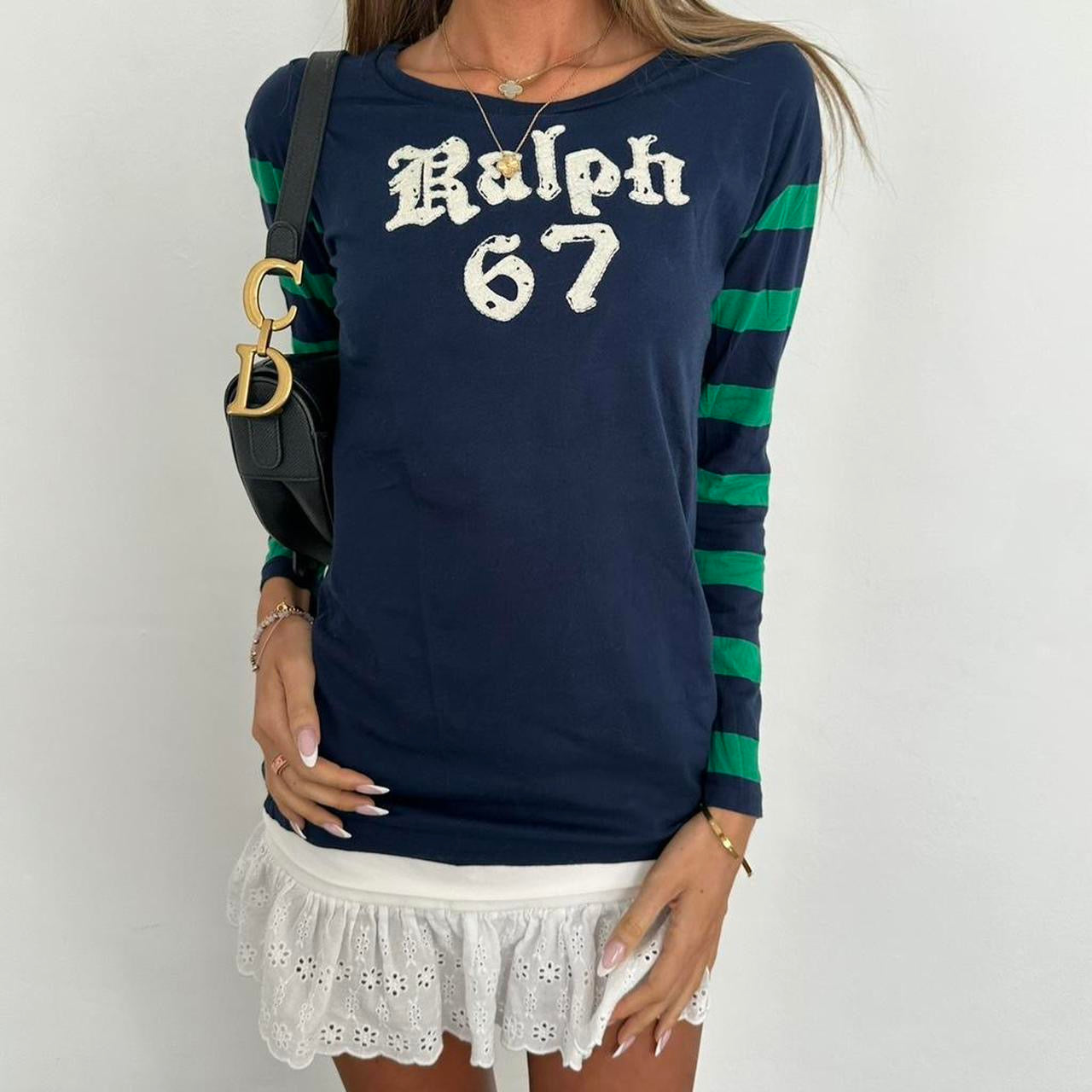 Vintage 00s Ralph Lauren long sleeve striped top