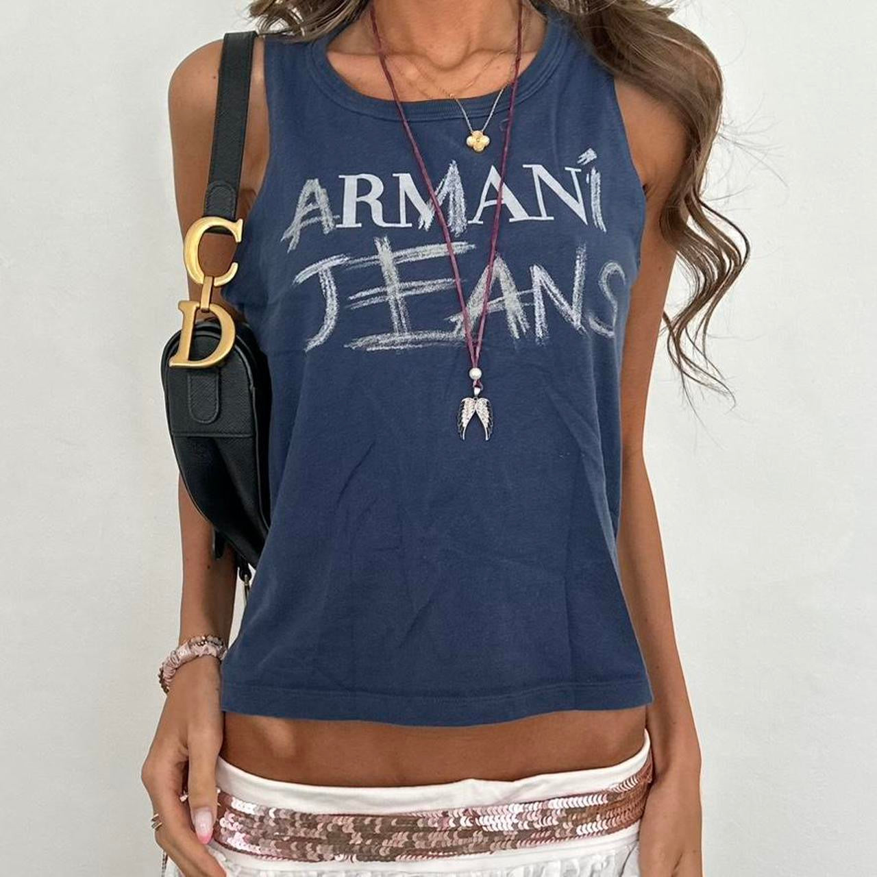 Vintage 90s Armani Jeans cami top