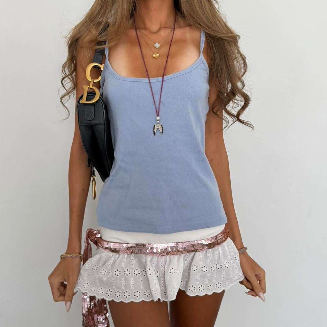 Vintage 00’s blue tank top